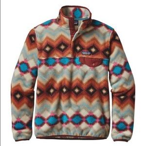 Patagonia Synchilla Timber Twist Cinder Red. Large